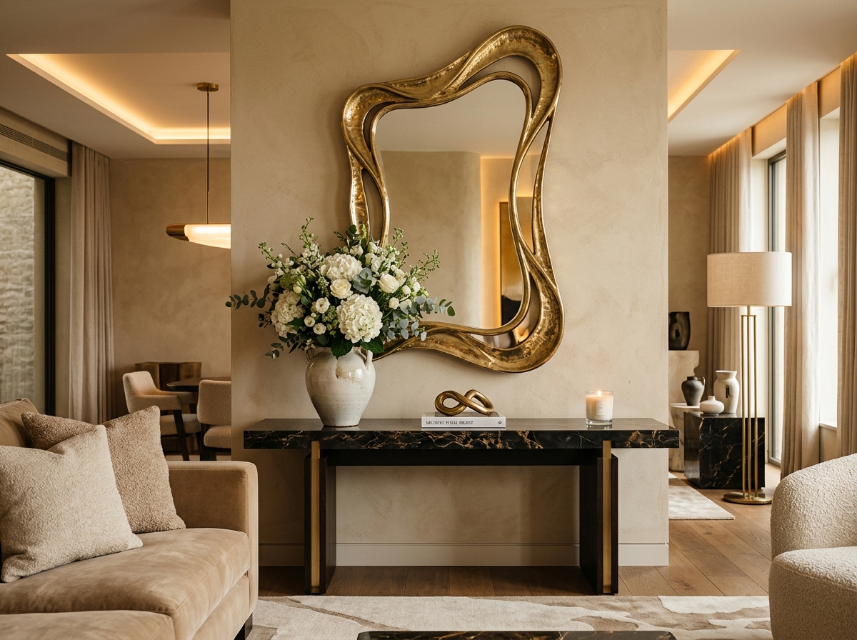 Atrium Fluid Brass Contour